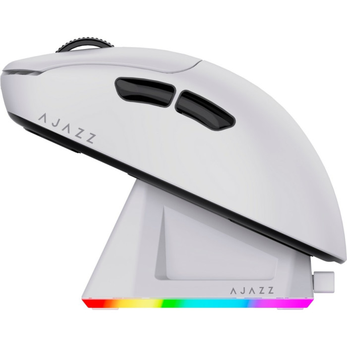 Мишка Ajazz AJ179P MC Charging Dock Wireless/Bluetooth/USB White (AJ179P-MC-W)