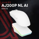 Мишка Ajazz AJ200P Wireless/Bluetooth/USB White (AJ200P-NL-AI-MC-W)