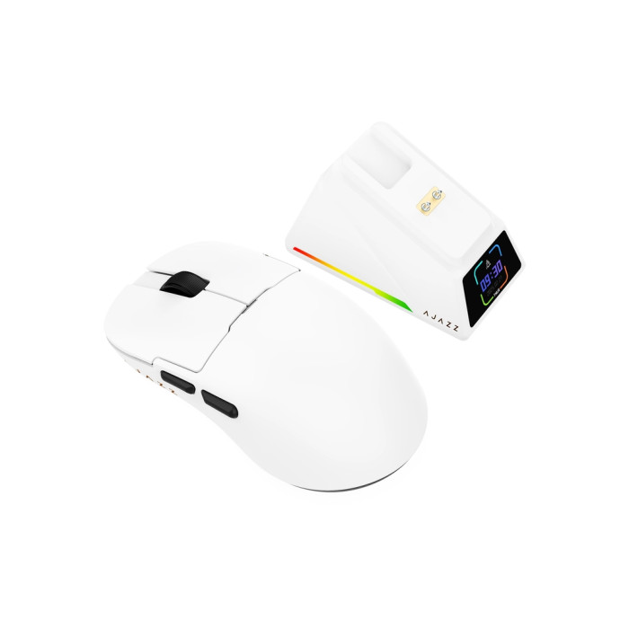 Мишка Ajazz AJ159 APEX Wireless/Bluetooth/USB White (AJM159-A-W)
