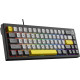 Клавіатура Ajazz AK650 Moon Yellow Switch USB UA Black/Grey/Yellow (AK650-MY-GWY)