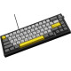 Клавіатура Ajazz AK650 Moon Yellow Switch USB UA Black/Grey/Yellow (AK650-MY-GWY)