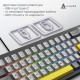 Клавіатура Ajazz AK650 Moon Yellow Switch USB UA Black/Grey/Yellow (AK650-MY-GWY)