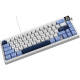 Клавіатура Ajazz AK650 Sea Salt Switch USB UA White/Blue (AK650-SS-BWB)