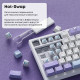 Клавіатура Ajazz AK820 Sea Salt Switch RGB USB-C UA White (AK820-SS-PWB)