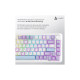 Клавіатура Ajazz AK820 MAX Magnetic Switch RGB USB White (AK820MAX-WM-PWB)