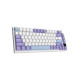 Клавіатура Ajazz AK820 Pro Flying Fish Switch Purple RGB USB/Wireless/Bluetooth UA Purple (AK820PRO-FF-PWB)