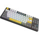 Клавіатура Ajazz AK870 V2 Flying Fish Switch USB UA Black/Grey/Yellow (AK870-V2-FF-BGY)