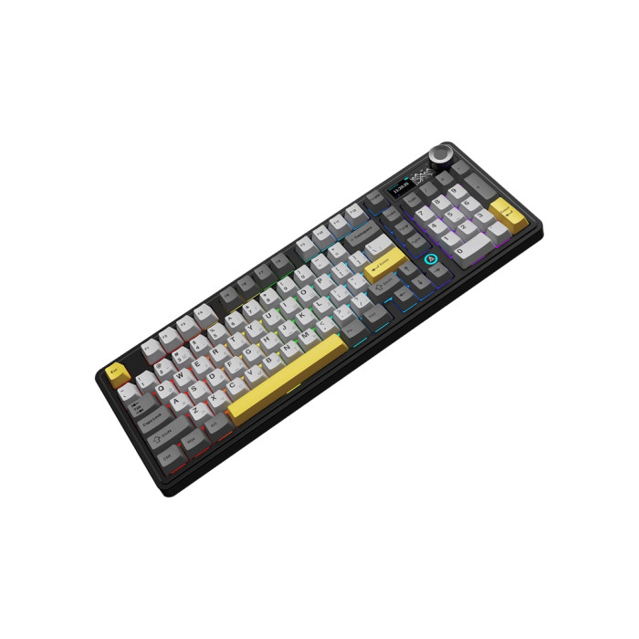 Клавіатура Ajazz AK980 Clear Sky Switch RGB Wireless/Bluetooth/USB Black (AK980-CS-BGY)