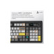 Клавіатура Ajazz AK980 V2 Maillard Switch Wireless/Bluetooth/USB UA Black/Grey/Yellow (AK980-V2-M-BGY)
