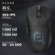Мишка Ajazz x Nacodex NJ08-MC Wireless/Bluetooth/USB Black (NJ08-MC-B)