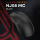 Мишка Ajazz x Nacodex NJ08-MC Wireless/Bluetooth/USB Black (NJ08-MC-B)
