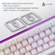 Клавіатура Ajazz NK68 Red Switch USB UA White (NK68-R-W)