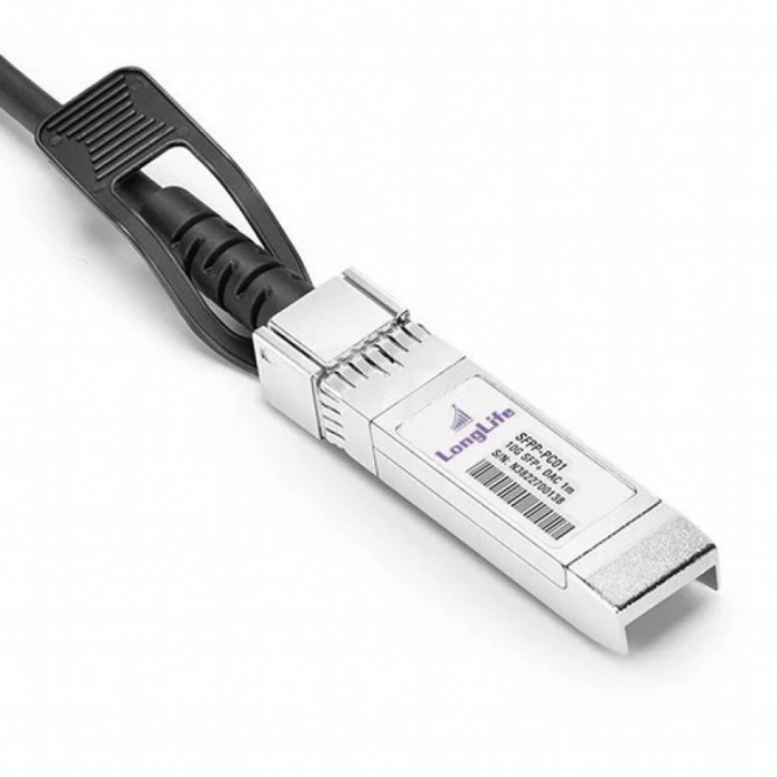 Оптичний патчкорд Alistar SFP+ to SFP+ 10G Directly-attached Copper Cable 2M (DAC-SFP+2M)