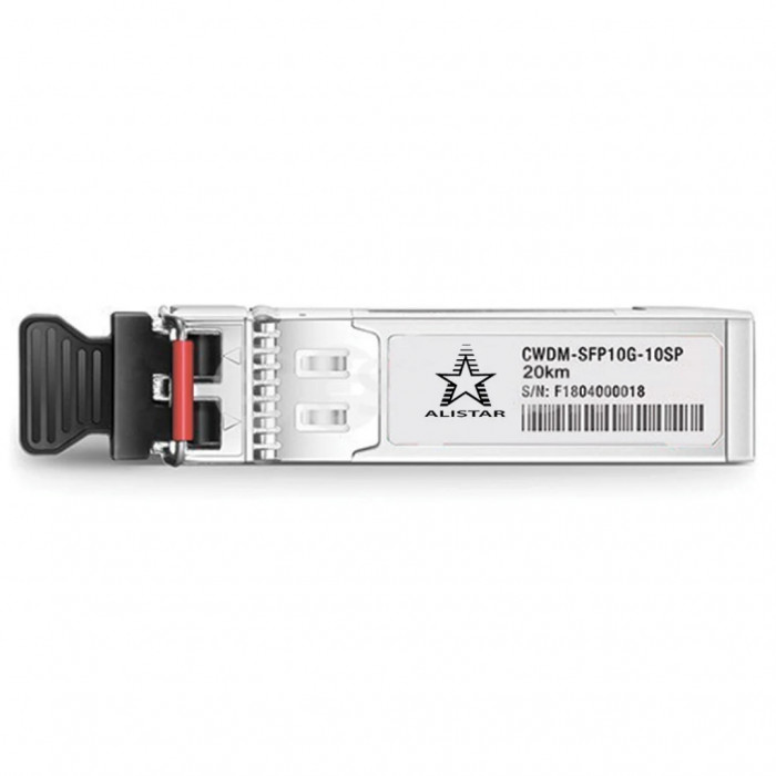 Модуль SFP Alistar Модуль SFP+ 10G-LR 2SM CWDM LC 20KM TX1330nm DDM (SFP-10G-LR-C-33)
