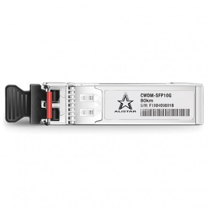 Модуль SFP Alistar Модуль SFP+ 10G-ZR 2SM CWDM LC 80KM TX1510nm DDM (SFP-10G-ZR-C-51)
