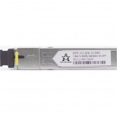 Модуль SFP Alistar Модуль SFP 1000BASE-BX 1SM WDM SC 80KM TX1550/RX1490nm DDM (SFP-1G-BX-D-S80)