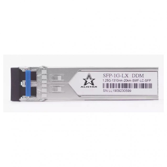 Модуль SFP Alistar Модуль SFP 1000BASE-LX 2SM LC 20KM 1310nm DDM (SFP-1G-LX)