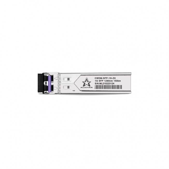 Модуль SFP Alistar Модуль SFP 1G 2SM CWDM LC 150KM TX1290nm DDM (SFP-1G-ZX5-C-29)