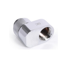 Фітинг для СРО Alphacool Eiszapfen 16mm off set fitting rotatable - chrome (17602)