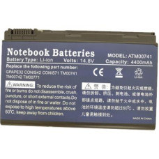 Акумулятор до ноутбука AlSoft Acer TM00741 5200mAh 8cell 14.8V Li-ion (A41118)
