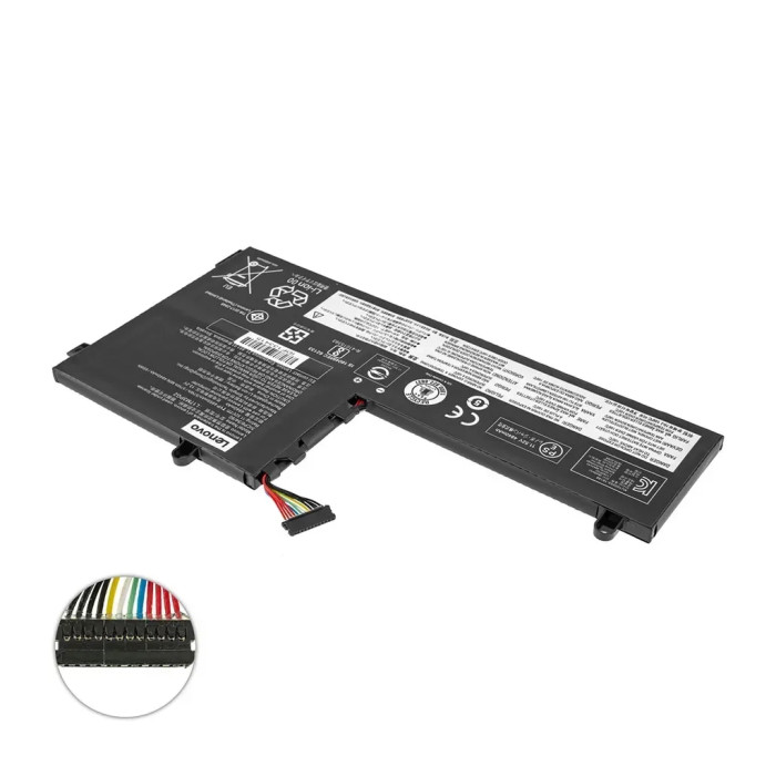 Акумулятор до ноутбука Lenovo Legion Y530-15ICH L17M3PG2, 55Wh (4800mAh), 3cell, 11.4V, Li-ion AlSoft (A71007)