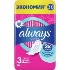 Гігієнічні прокладки Always Ultra Super Plus 30 шт (8001090378255)