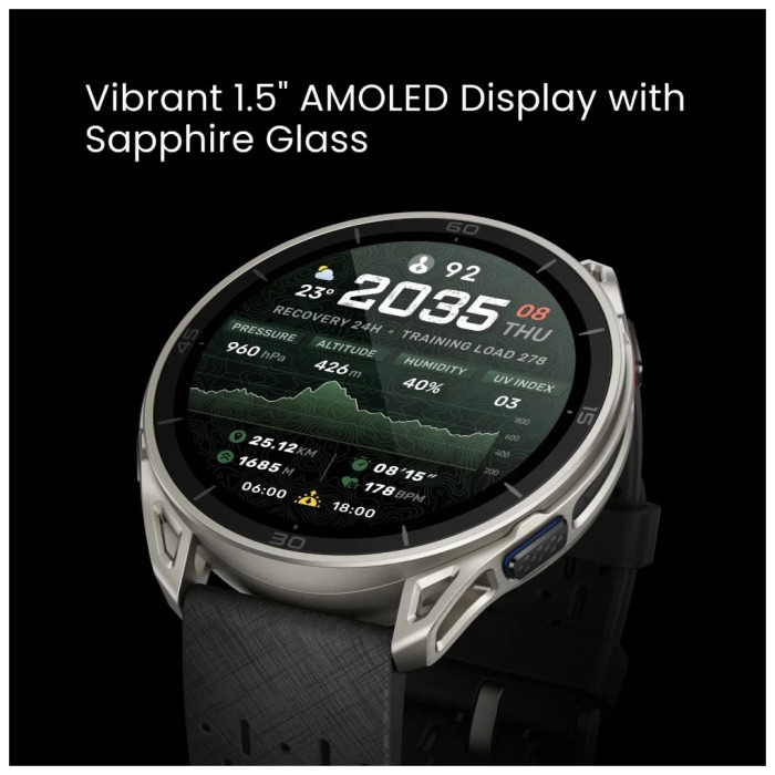 Смарт-годинник Amazfit Cheetah 2 Ultra Титан Titanium W2441GL1N (1199293)