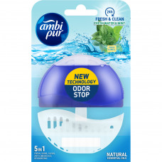 Туалетний блок Ambi Pur Fresh Water & Mint 55 мл (8435495816355)