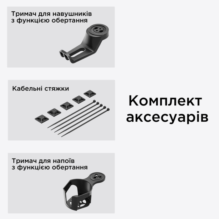 Комп'ютерний стіл Anda Seat Xtreme Pro Black (AD-D-DD1-1400-08-B)