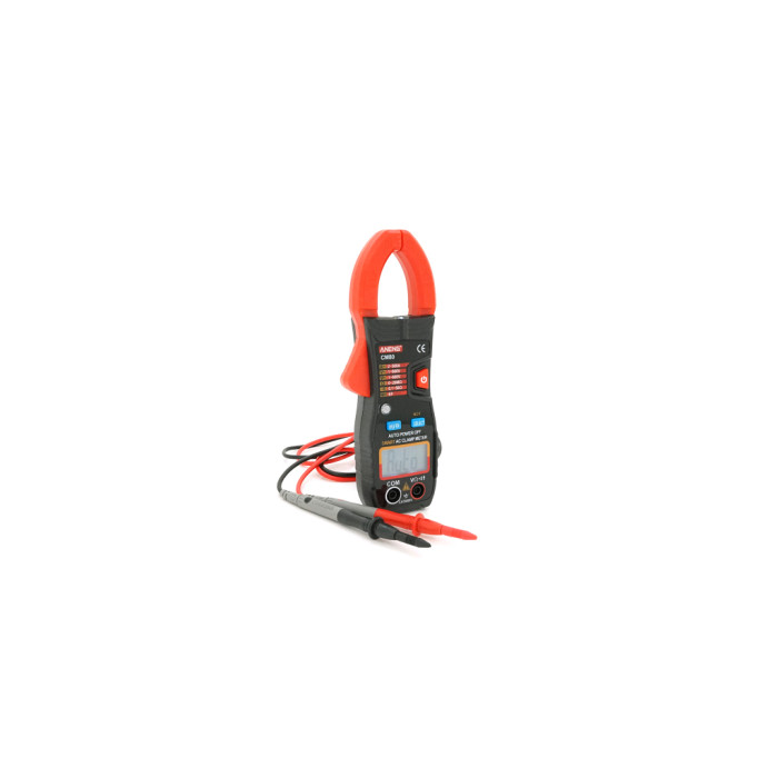 Токові кліщі ANENG CM80 V (AC/DC), A (AC), Ω (NCV). Data Hold, дзвінок, ліхтарик, автовідключення. (CM80)