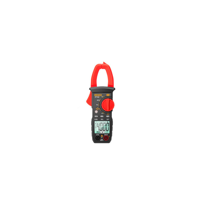 Токові кліщі ANENG ST182 V (AC/DC), A (AC), Ω, C, Hz, °C/°F, Data Hold, продзвонювання, тест діодів, підсвічування. (ST182)
