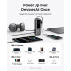 Батарея універсальна Anker 25000mAh, 165W, PD/3/0, QC/3/0, Built-In Double USB-C Cables, black (A1695H11)