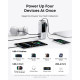 Батарея універсальна Anker 25000mAh, 165W, PD/3/0, QC/3/0, Built-In Double USB-C Cables, silver (A1695H41)