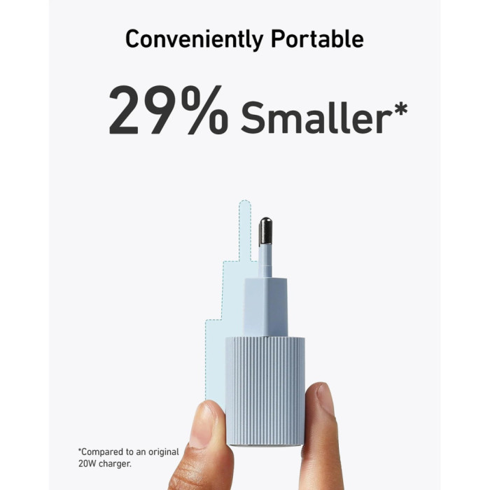 Зарядний пристрій Anker PowerPort 511 Nano IV 30W USB-C White (A2337G21)