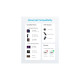 Дата кабель USB-C to USB-C 0.9m nylon 322 white Anker (A81F5H21/A81F5G21)