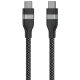 Дата кабель USB-C to USB-C 1.8m 240W upcycled-braided black Anker (A82E2H12)