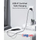 Дата кабель USB-C to USB-C 1.8m 240W upcycled-braided black Anker (A82E2H12)
