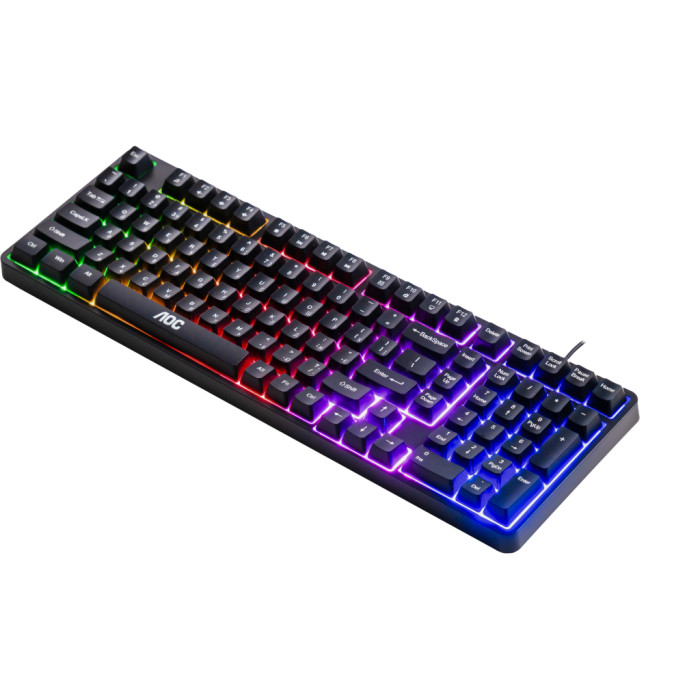Клавіатура AOC GK116B LED USB UA Black (GK116B/97)