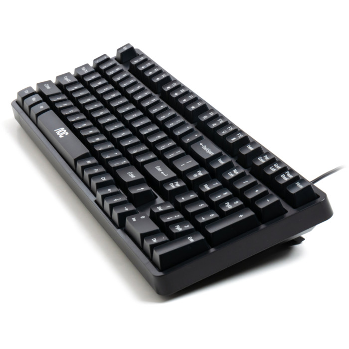 Клавіатура AOC GK116B LED USB UA Black (GK116B/97)