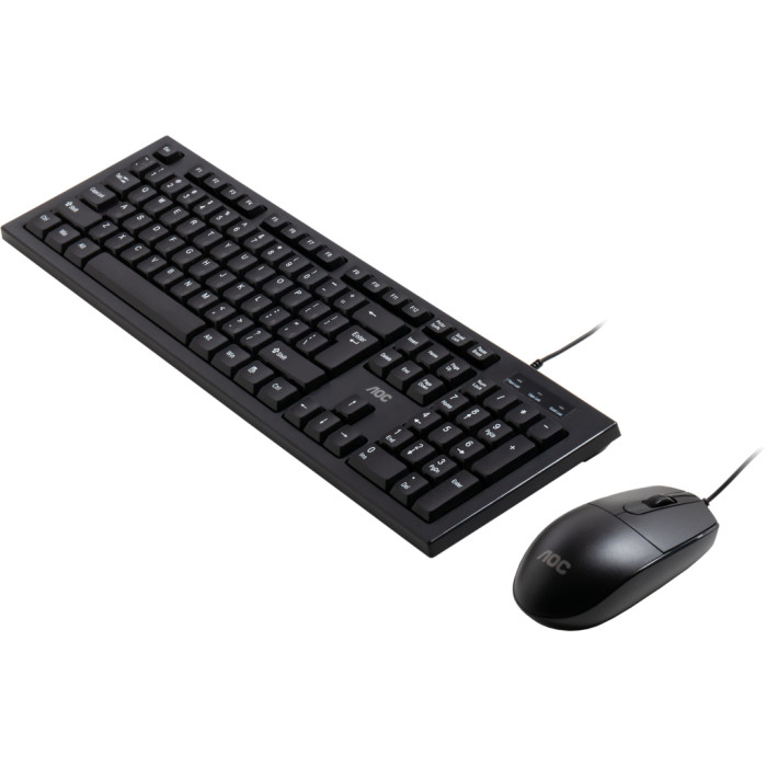 Комплект AOC KM160B USB UA Black (KM160B/97)