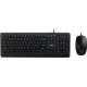 Комплект AOC KM220B USB UA Black (KM220B/97)