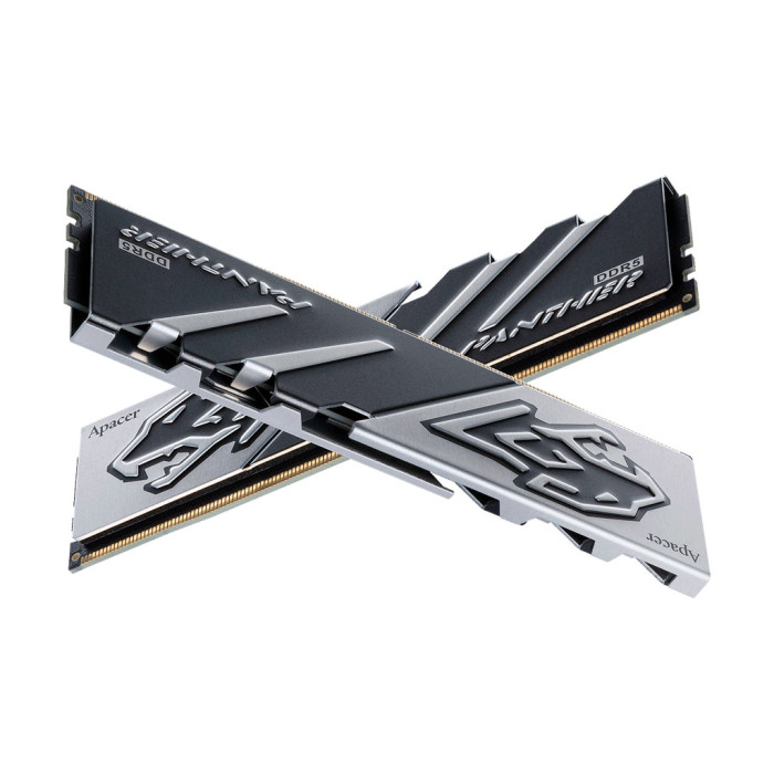Модуль пам'яті для комп'ютера DDR5 32GB (2x16GB) 5200 MHz Panther Apacer (AH5U32G52C5227BAA-2)
