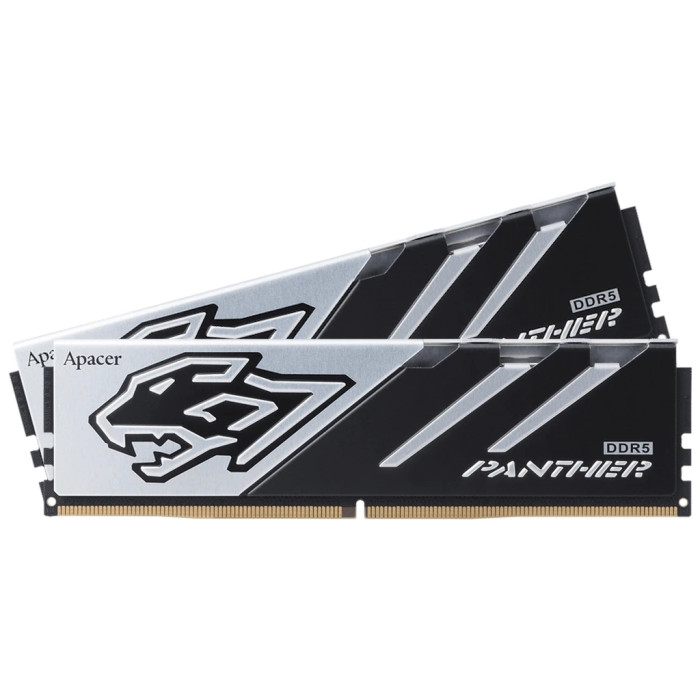 Модуль пам'яті для комп'ютера DDR5 32GB (2x16GB) 5200 MHz Panther Apacer (AH5U32G52C5227BAA-2)