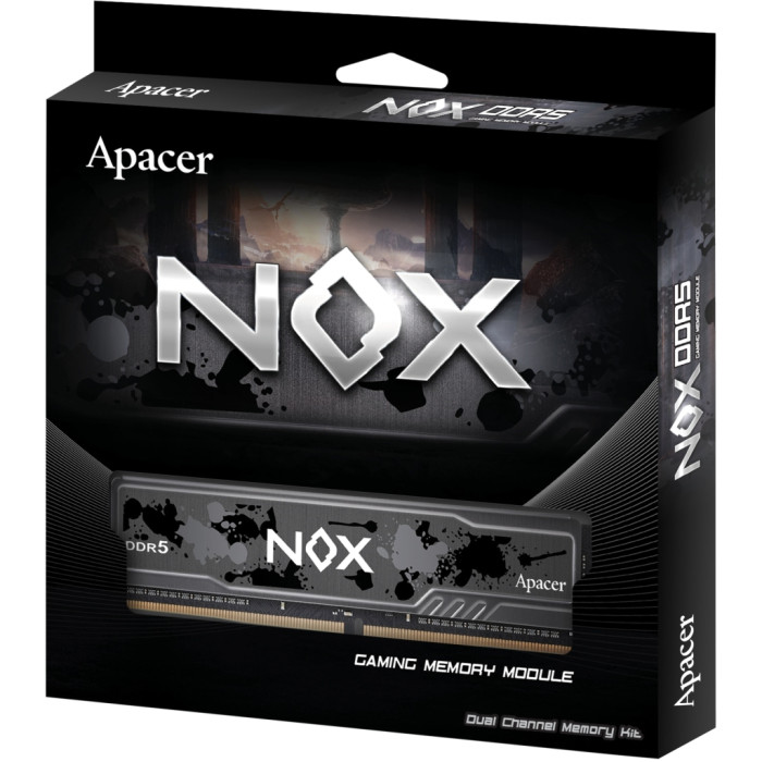 Модуль пам'яті для комп'ютера DDR5 32GB (2x16GB) 5600 MHz NOX Apacer (AH5U32G56C522MBAA-2)