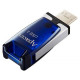 USB флеш накопичувач Apacer 16GB AH179 Blue USB 3.1 OTG (AP16GAH179U-1)