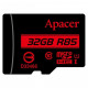 Карта пам'яті Apacer 32GB microSDHC class 10 UHS-I U1 (R85 MB/s) (AP32GMCSH10U5-R)