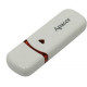 USB флеш накопичувач Apacer 64GB AH333 white USB 2.0 (AP64GAH333W-1)