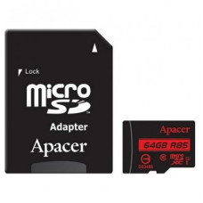 Карта пам'яті Apacer 64GB microSDXC class 10 UHS-I U1 (AP64GMCSX10U5-R)