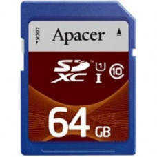 Карта пам'яті Apacer 64GB SDXC UHS-I Class10 RP (AP64GSDXC10U1-R)