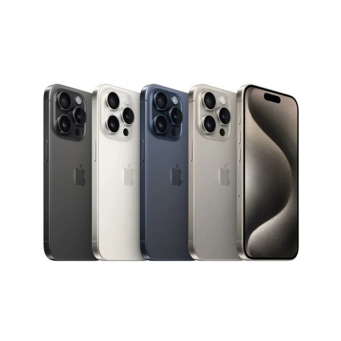 Мобільний телефон Apple iPhone 15 Pro 128Gb White Titanium (REF A) BREEZY (2AMTUW3)